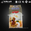 high quality dog/cat food bag, side gusset big food bag 15kg, handle food bag